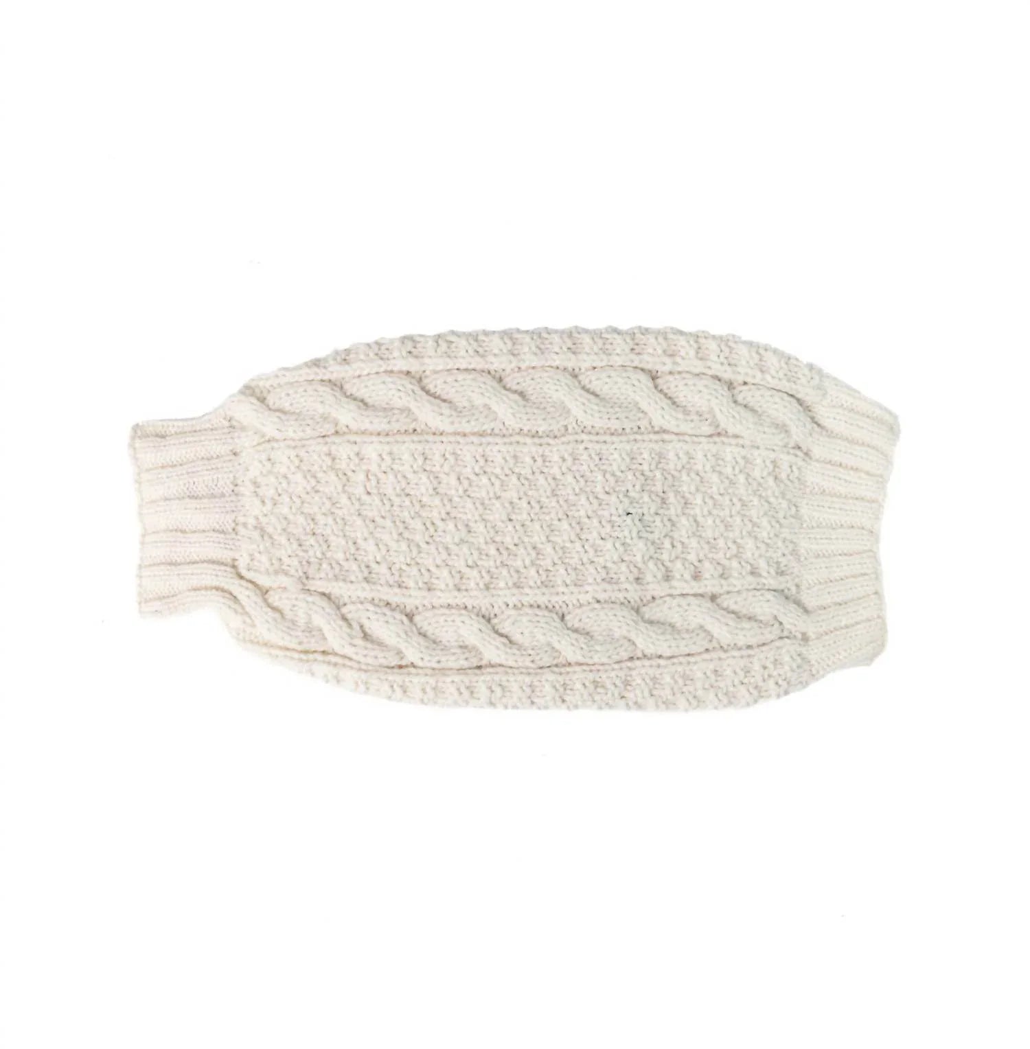 Cable Knit Dog Sweater