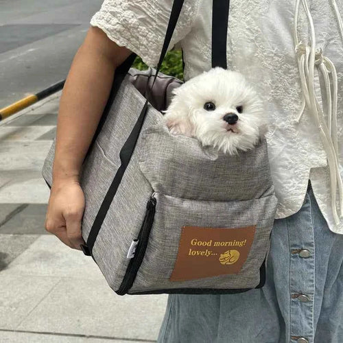 Dog Car Seat Bed & Portable Carrier for Small Pets